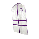 Heavenglow Dance Garment Bag Clear Clothing Dust Bag Accessory Gift Home Travel Storage Purple|Garment Bags