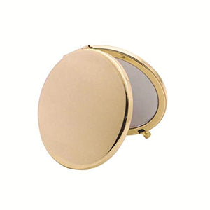 HREW MIHAGUTY Magnifying Compact Mirror for Purses with 2 x 1x Magnification, Folding Mini Pocket Double Sided Travel Makeup Mir