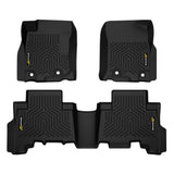 G-PLUS TPE Floor Mats Compatible with Toyota 4Runner 2013-2023/Fit Lexus GX460 2014-2023, 1st & 2nd Row 3pcs Mats All Weather Fl