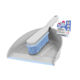 York Hand Brush and Shovel for Cleaning Rubber Bristles Dustpan Set for Dirt, Hair and Dust Rubber Broom Sweeping Set (30 x 20