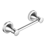 RUMOSE Toilet Paper Roll Holder Bathroom Flexible Pivoting Tissue Handle on Wall Mounted Polished Chrome Rustproof Toilet Tissue