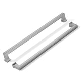 khtumeware 1 Pack 12inch(305mm) Hole Center Appliance Pulls Brushed Nickel Cabinet Pulls Heavy-Duty Satin Nickel Solid Cabinet H
