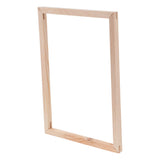 ULDIGI 1Set DIY Solid Wooden Oil Painting Canvas Frame Smooth Surface Safe to Touch Easy Assembly Display Rack for Arts and Craf