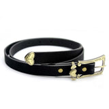 Romp Fashion Women Black P.U Leather Belt For Casual And Formal Wear