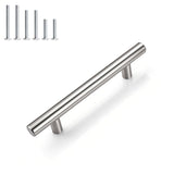 Gobrico 30 Pack 3-1/2 (90mm) Kichen Cabinet Handles, Brushed Nickel Cabinet Pulls, Stainless Steel T Bar Kitchen Cabinet Handles