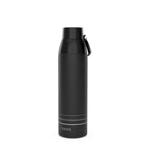 Tervis Venture Water Bottle Onyx Shadow Powder Coated Triple Walled Insulated Tumbler Travel Cup Keeps Drinks Cold & Hot, 26oz, 