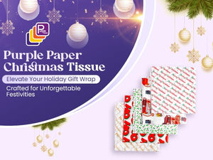 50 Sheets Christmas Tissue Paper Sheets 20x20 Inch - Holiday Snowflake Xmas Gift Wrap - Christmas Wrapping Tissue Paper for Gift
