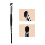 BEAUTYFACTOR Concealer Brush Under Eye, Angled Nose Contour Brush Small Precision Foundation Brushes - Synthetic Bristles for Ey