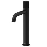 VIGO Apollo 11.5 inch H Single Hole Single Handle Bathroom Faucet in Matte Black Vessel Sink Faucet VG03031MB