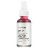 AHA 30% + BHA 2% Peeling Solution Exfoliating Chemical Skin Peel for Face at Home Facial Mask Red Peeling BHA Liquid Exfoliant A