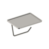 Design House 542829-SN Millbridge Contemporary Wall-Mounted Toilet Paper Holder with Shelf for Bathroom Satin Nickel