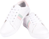 Shoetopia Girls White Trending Stylish Casual Sneakers Shoes-Eu38,White,5,B09NBVSG2T