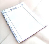 Sukechi Upsc Mains Practice Notebook, A4 Spiral Bound Answer Writing Copy, White Paper, 200 Pages, 30X21 Cm, Pack Of 1