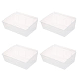 Slatwall Bins 4 Pcs Large Slatwall Organizer for Garage Plastic Slatwall Storage Bins for Storing Garage Accessories Multiple St