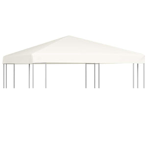Vidaxl Gazebo Top Cover Cream White 1 Oz/Ft² - Pvc-Coated Polyester Sunshade - Weather-Resistant, Easy To Install - Size 9.8'X9.8,Accessories