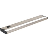 LED Under Cabinet Lighting Hardwired - 3CCT 18 Inch Satin Finish - Undercabinet Lights for Kitchen - Linkable Undercounter Dimma