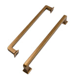 ROMATEE 10 Pack 10 Inch(256mm) Cabinet Pull Antique Brass Kitchen Cabinets Handles Vintage Cabinet Hardware for Cupboard Retro K