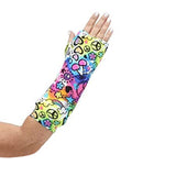 CastCoverz! Designer Arm Cast Cover - Peace of Fun - Small Short: 7 Length X 7 Circumference - Removable and Washable - Made in 