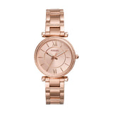 Fossil Carlie Rose Gold Watch Es4301
