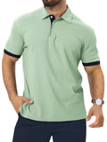 Toplot Men T-Shirt || T-Shirt For Men (Solid-Polo-5235-Pista-M),Pista,,B0DYVM555Q