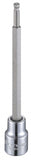 Socket Bit, Steel, 3/8 in, TpSz 3/16 in