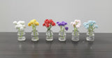 Innpole Mini Decorative Flower Pots For Table & Desk, Small Flower Pot With Artificial Flower Pot Decor For Home, Office & Car D