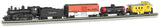 Bachmann Trains WhistleStop Special DCC Sound Value Ready to Run Electric Train Set N Scale , Black