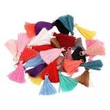 ATORSE 2x100Pcs Silky Thread Tassels Charm for Jewelry Decor Cellphone Straps Earring