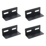 Dahszhi 4Pcs Angle Bracket 90 Degree L Shape,Right Angle Bracket Corner Connector,2 Holes with Adjustable Hole Spacing,3.9x1.61x