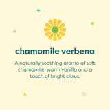 Babyganics Baby Shampoo + Body Wash Pump Bottle, Chamomile Verbena, 16oz, 3 Pack