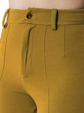 Kotty Women Solid Polyester Blend Dijon Brown Trouser (Dijon Brown,32)