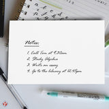 100 Pcs Extra Thick White Index Cards - Blank Heavyweight 14pt (0.014  ) 100lb Cover Cardstock - Flash Cards, Study School Note