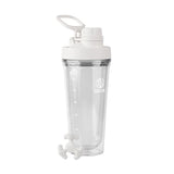 Takeya Protein Shaker - BPA-Free Plastic Shaker Bottle with Leak-Proof Spout Lid - Easy Carry Shaker for Gym & More - Dishwasher