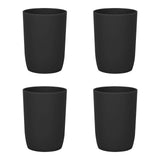 Topsky 4-Pack Bathroom Tumbler - Plastic, Reusable Drinkware for Toothbrush, Mouthwash, Brushing