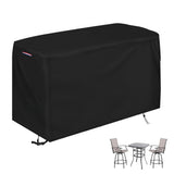 Loenel Patio Swivel Bar Set Cover, Waterproof Outdoor Bar Height Set Covers for Patio Bistro Sets 3 Piece Table and Chairs, Heav