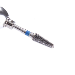 Carbide Drill Bits Tapered Cone Cuticle Clean Bit Nail Art Pedicure Manicure Tools Accessories Medium Grit Silver