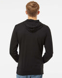 Independent Trading Co. Lightweight Hooded Pullover T-Shirt - Black, S