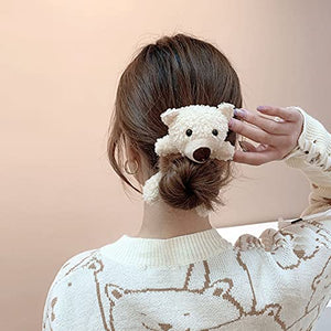 Cute Animal Scrunchies For Hair Accessories Scrunchies Pack Ties Ropes for Teens Girls Women Birthday Gift Thanksgiving Christma