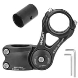 CYSKY Bike Stem Universal 31.8mm and 25.4mm Adjustable 90 Degree 90mm MTB Stem Bike Stem Riser Short Handlebar Stem for Mountai