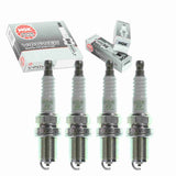 4 pc NGK V-Power Spark Plugs compatible with Honda Civic 1.6L L4 1999-2000
