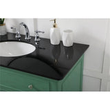 Elegant Decor Otto 42 Contemporary Solid Wood Single Bathroom Vanity In Mint