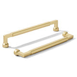 khtumeware 2-Pack 8-Inch(203mm) Brushed Gold Cabinet pulls Kitchen Cabinet Handles, Cabinet Pulls Kitchen Cabinet Hardware for C