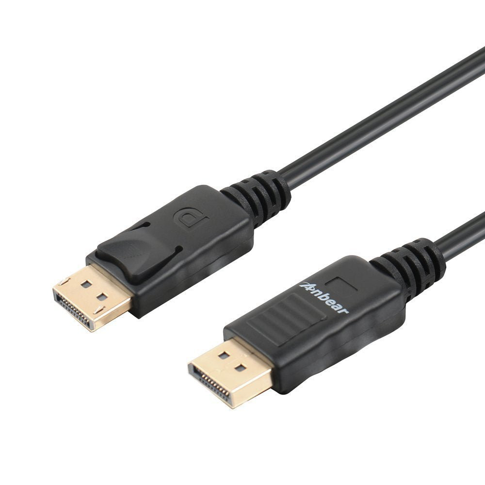 Anbear DisplayPort to Displayport Cable 6 Feet, Gold Plated Display Port to Display Port Cable 4K@60HZ Resolution(Male to Male) 