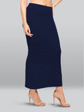 Lyra Lycra Saree Shapewear Petticoat For Womens Sarees Navy Navy M