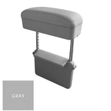 AOWIS Car Console Armrest Box Arm Rest Height Adjustable Comfort Elbow Pad Universal (Grey)