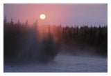 Sunrise Over Kasilof River, Kasilof, Alaska-Paper Art-32,,X22,,
