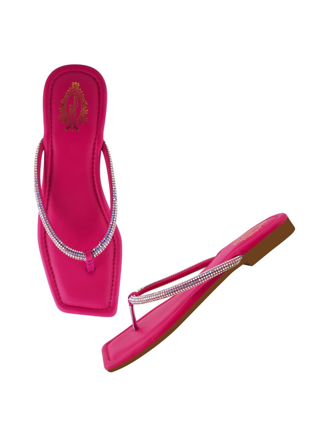 Shoetopia Women'S Girls-Gf-4 Flat Sandal-6 Kids Uk (Girls-Gf-4-Pink)-Eu39,Pink,6,B0D4VQY34B