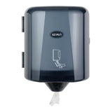 EZbrnd Wall Mount High Capacity Centerpull Paper Towel Dispenser for Commercial/Washroom/Office/FoodService, Pearl Black