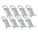 Mytee Products Heavy Duty Adjustable Trailer Stake Pocket D Ring Zinc Coated w/ 1/2 Hitch Pin, WLL 5400 lbs, 4 Adjustable Hole S