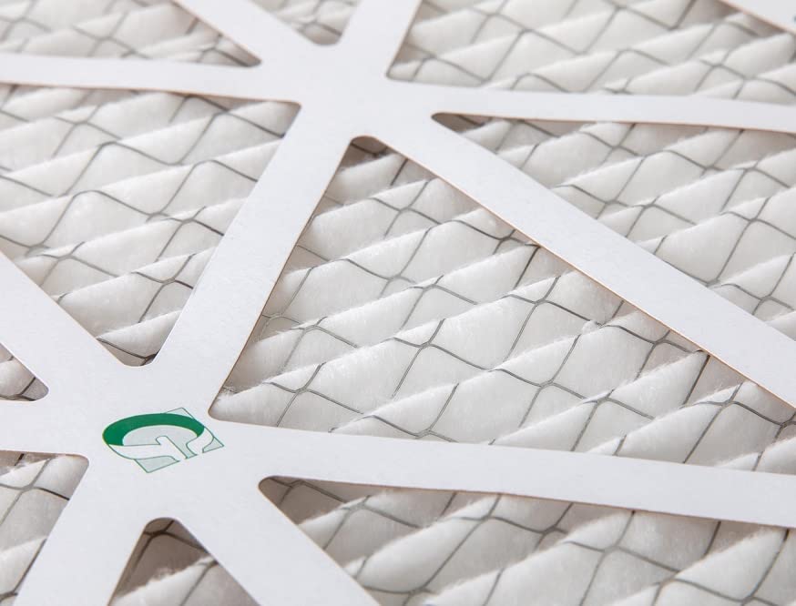 14X30X1 Merv 10 (Fpr 5-6) Pleated Air Filters By Glasfloss. Box Of 6. Actual Size: 13-5/8 X 29-5/8 X 7/8